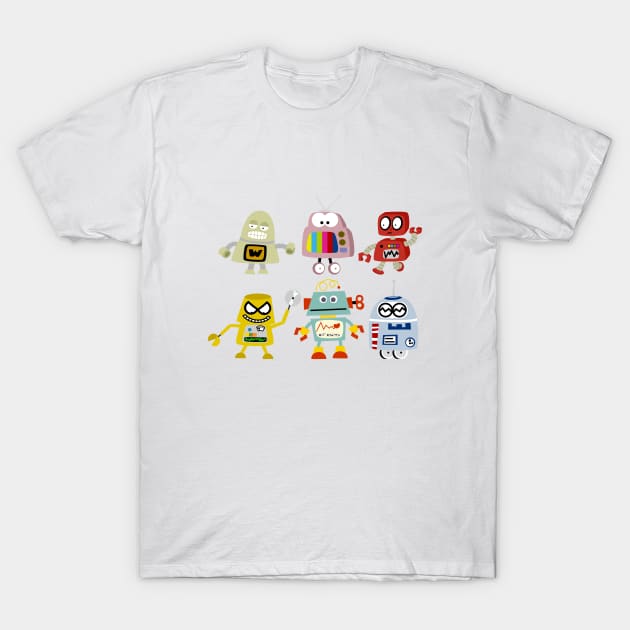 Robot T-Shirt by soniapascual